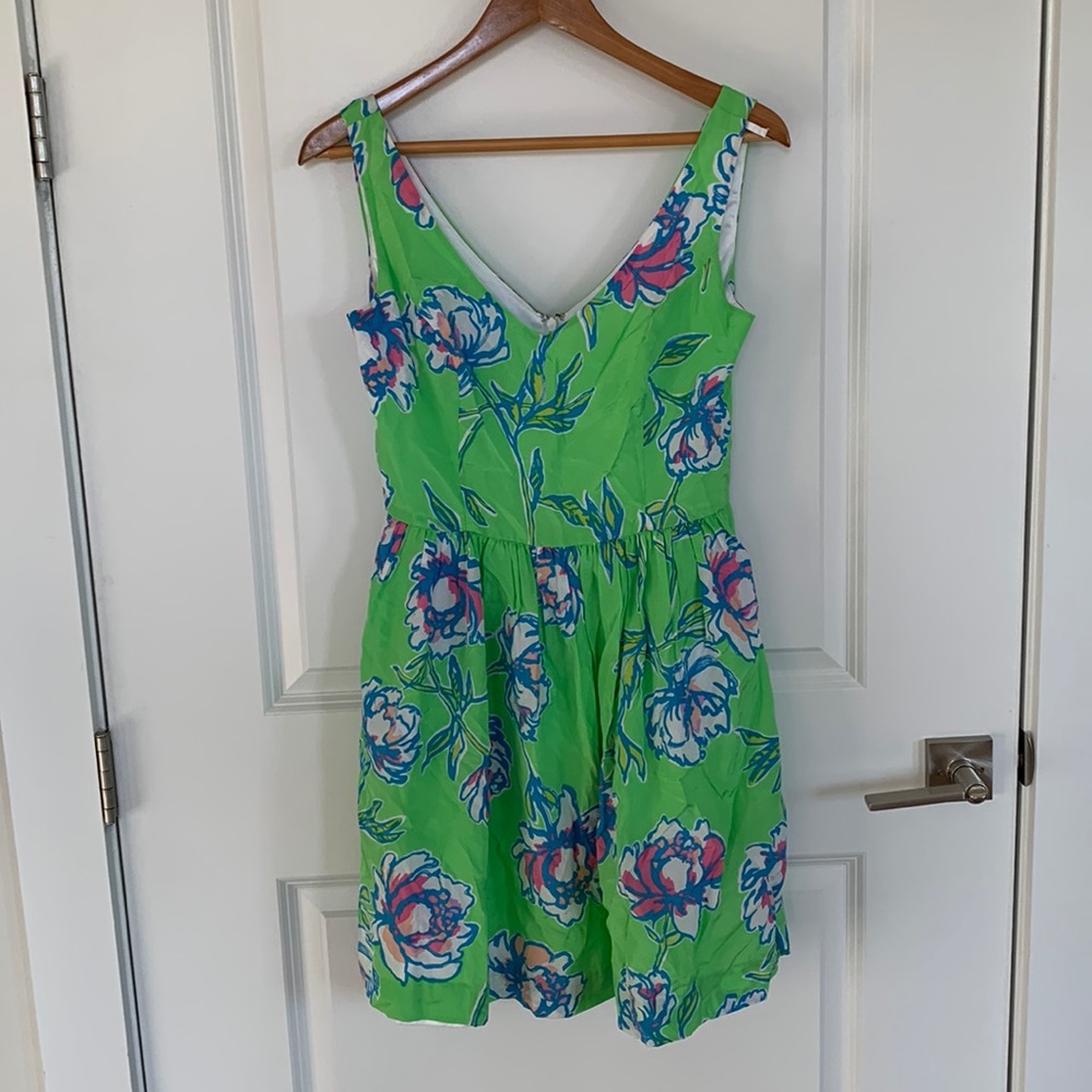 Lilly Pulitzer silk sleeveless dress